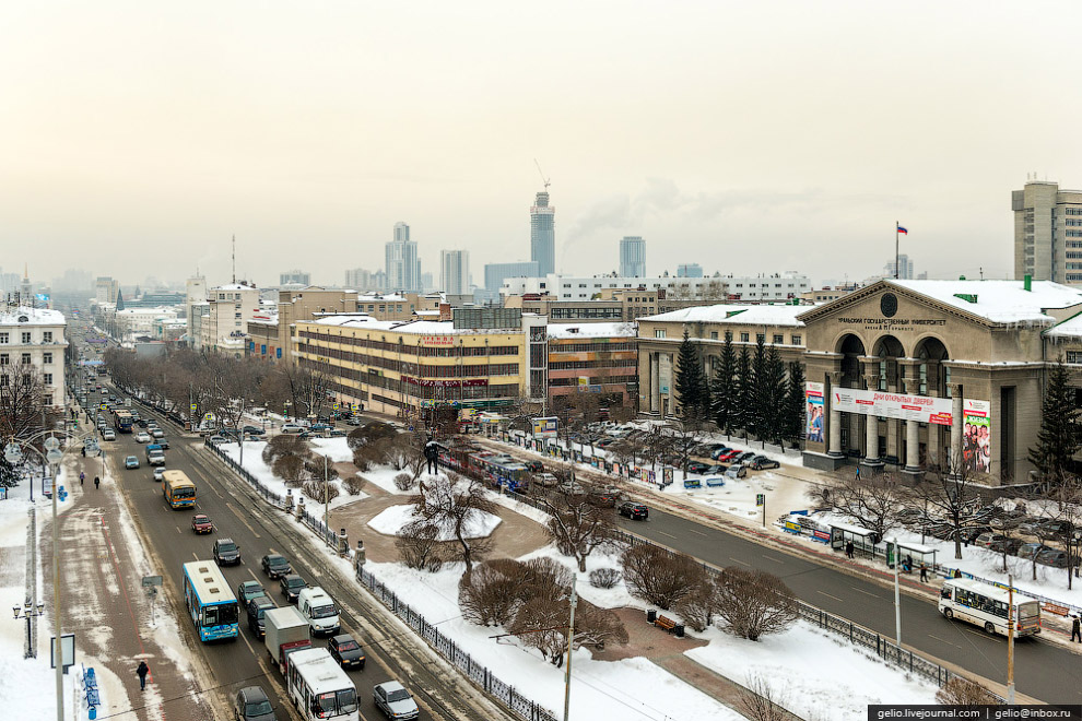 Зимний Екатеринбург