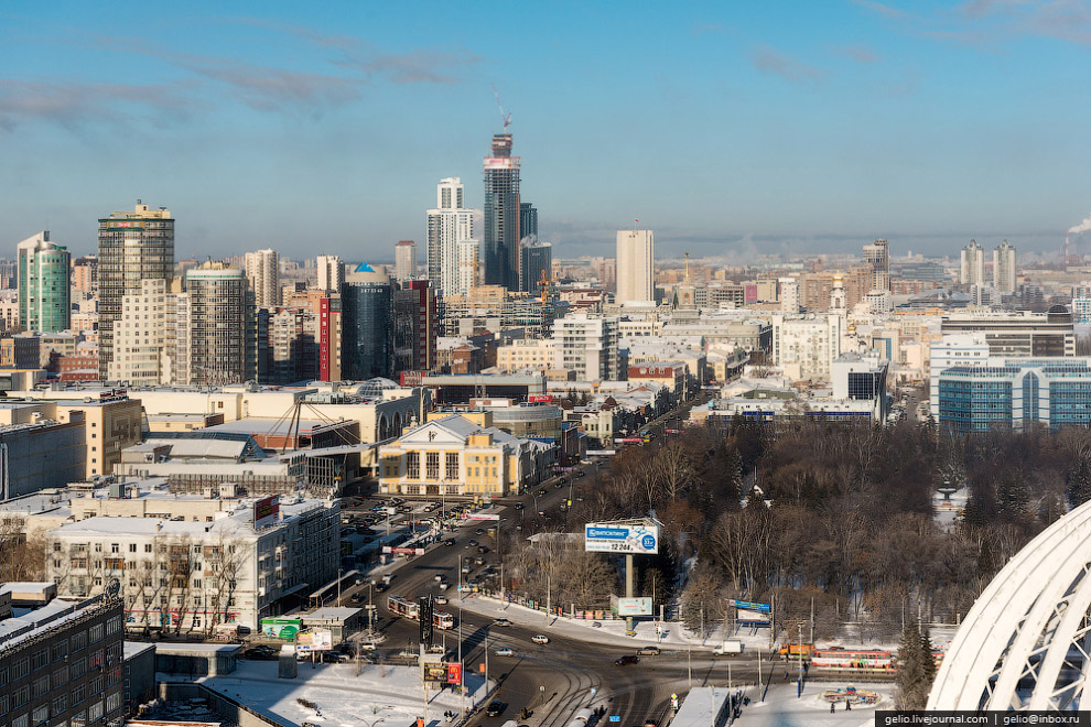 Зимний Екатеринбург