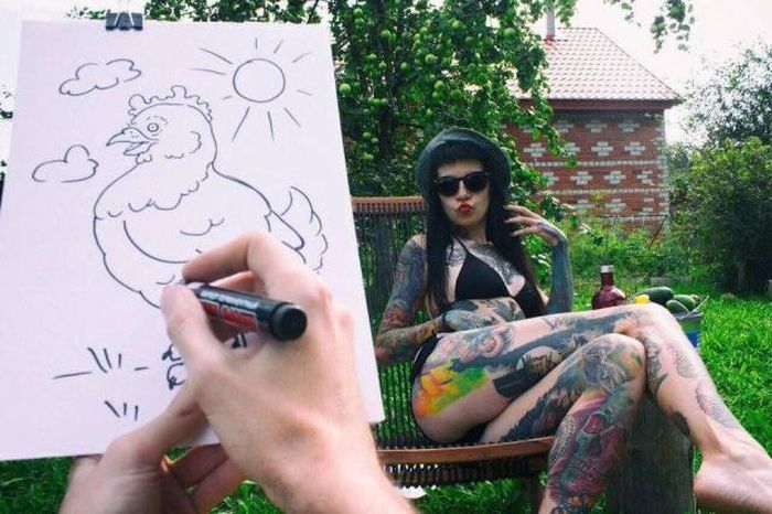 Забавные девушки