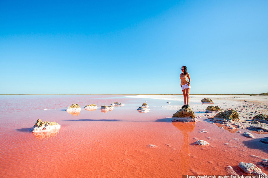 Крымские чудеса или самое соленое озеро в Крыму