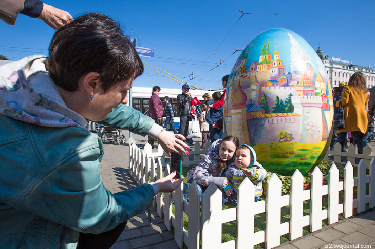 Пасха в Москве