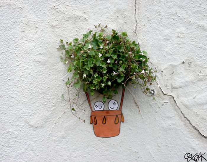 Природа в уличном искусстве