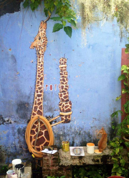 Природа в уличном искусстве