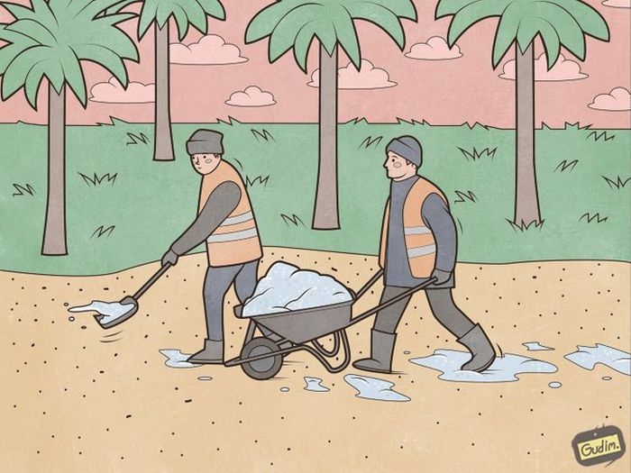 Сатирические картинки о современной жизни