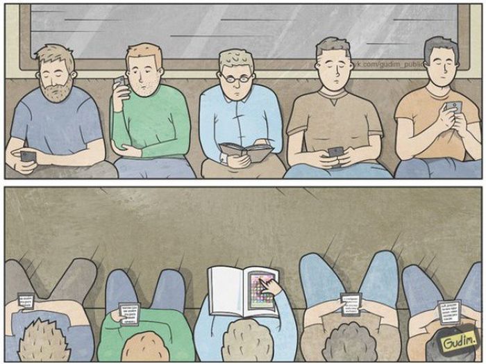 Сатирические картинки о современной жизни