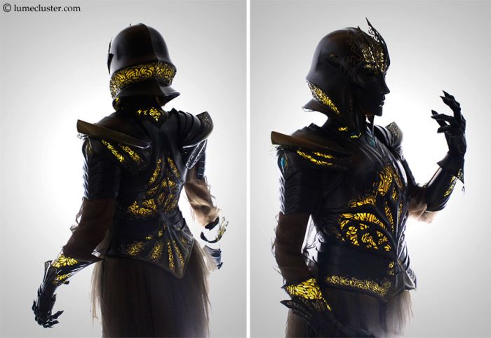 Крутые доспехи, напечатанные на 3D-принтере