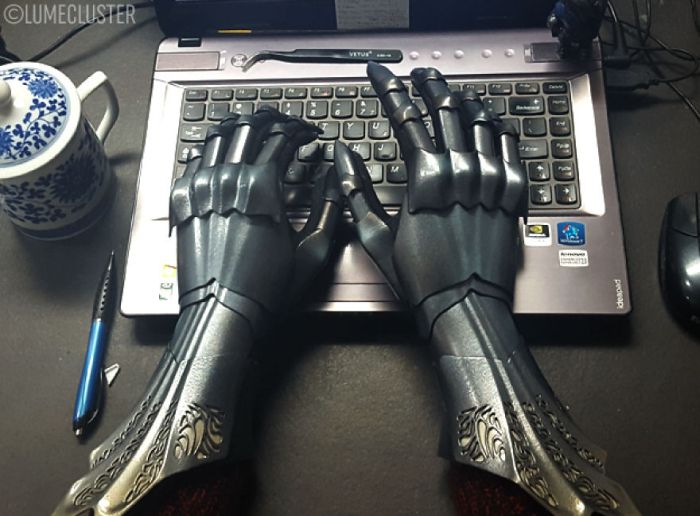 Крутые доспехи, напечатанные на 3D-принтере