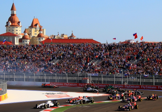 Как прошел первый российский этап «Формулы-1» (18 фото)