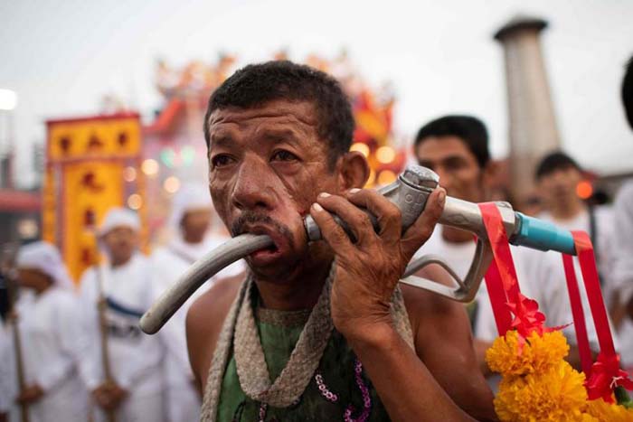 Вегетарианский фестиваль в Таиланде