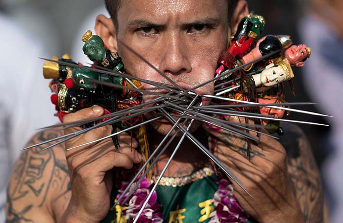 Вегетарианский фестиваль в Таиланде