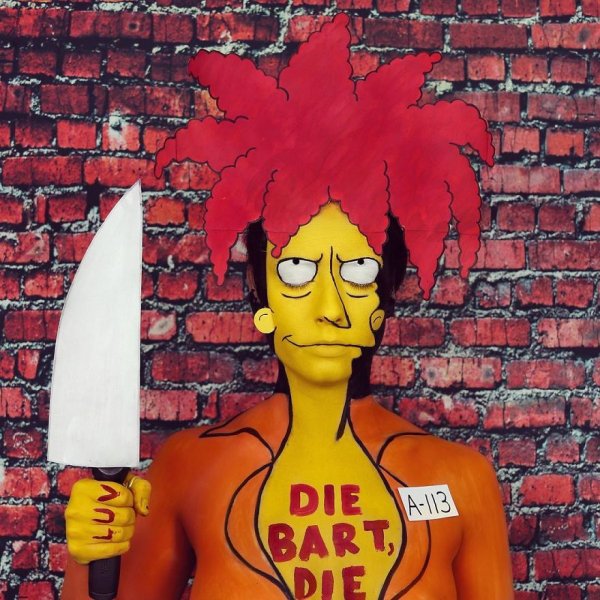 Рисунки персонажей из мультфильмов на теле