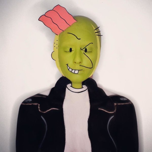 Рисунки персонажей из мультфильмов на теле