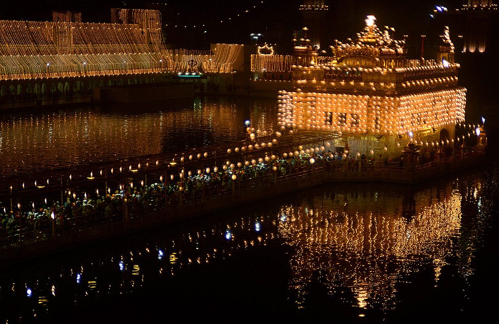 Фестиваль огней Дивали в Индии