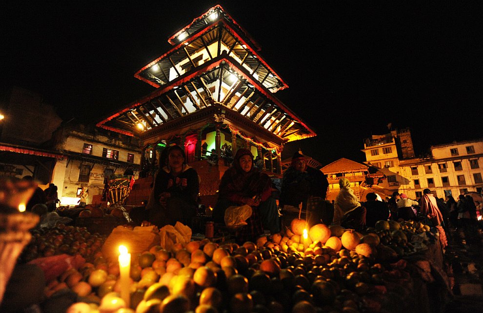 Фестиваль огней Дивали в Индии