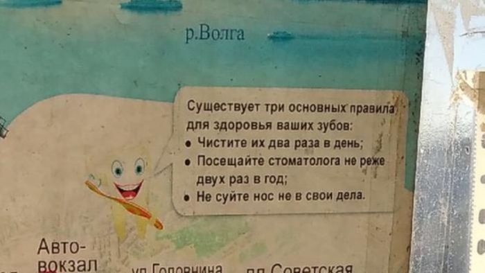 Смешные объявления, вывески и этикетки