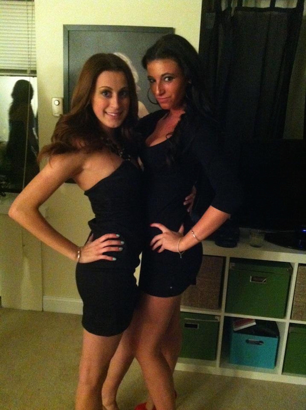 Девушки в обтягивающих платьях