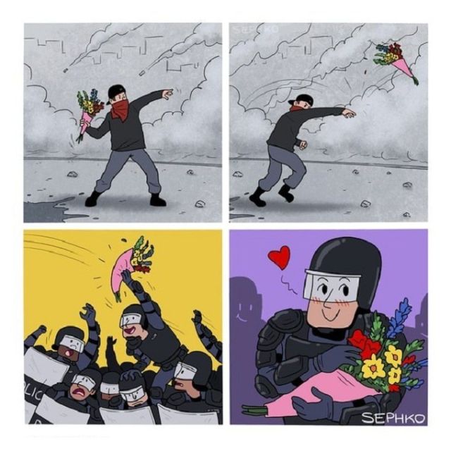 Смешные комиксы