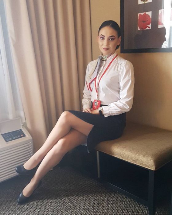 Симпатичные стюардессы