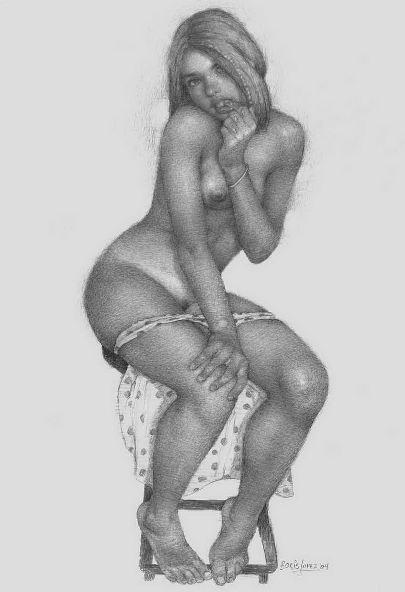 Откровенные рисунки Бориса Лопеза