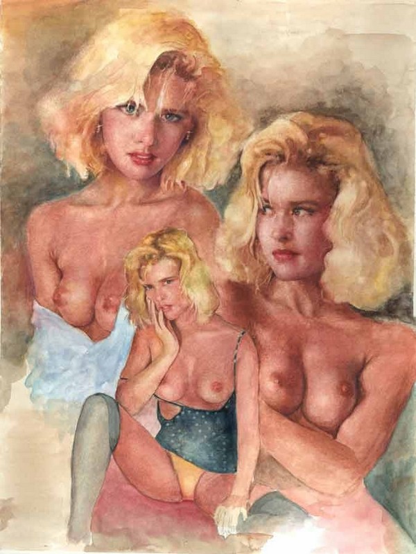 Откровенные рисунки Бориса Лопеза