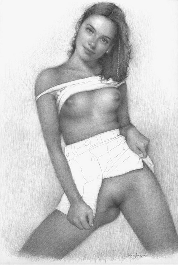 Откровенные рисунки Бориса Лопеза