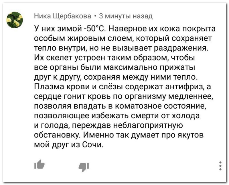 Забавные комментарии из социальных сетей