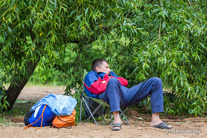 Турнир по пляжному волейболу на Минском море