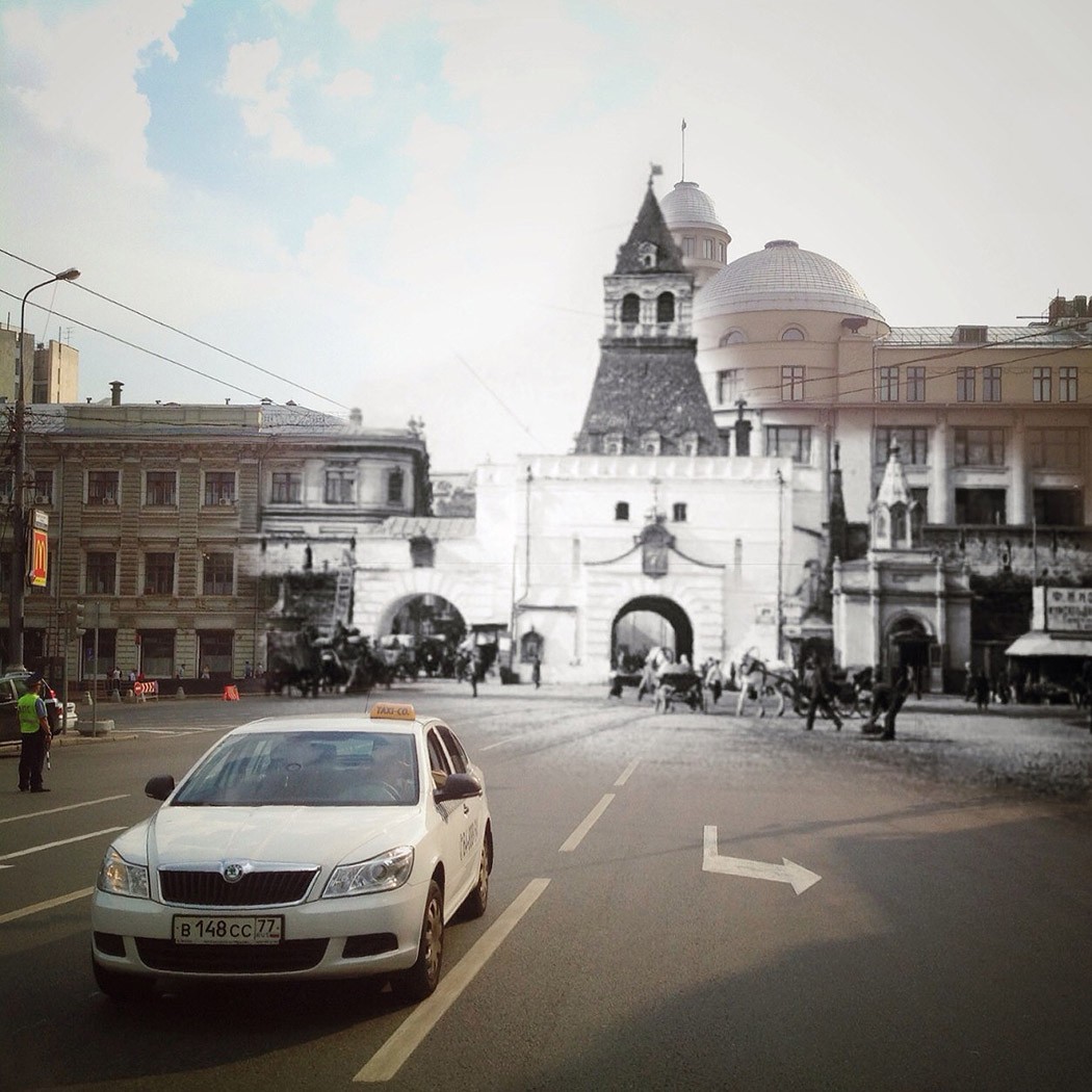 Две Москвы в одном кадре Две Москвы в одном кадре