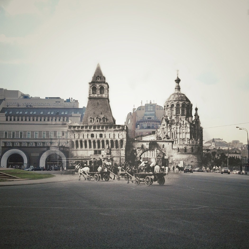 Две Москвы в одном кадре Две Москвы в одном кадре