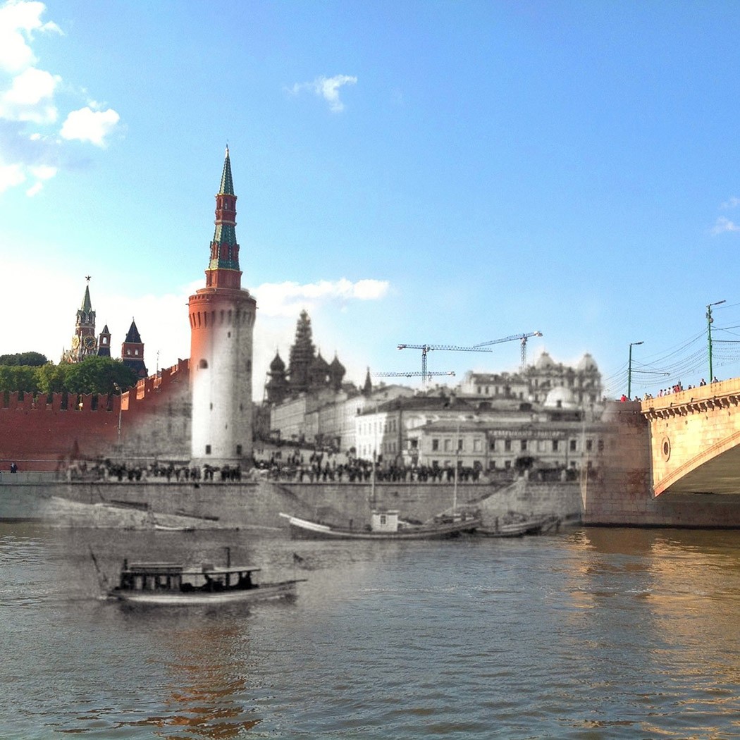 Две Москвы в одном кадре Две Москвы в одном кадре