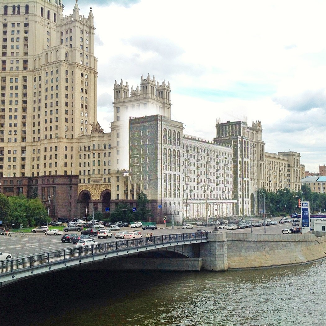 Две Москвы в одном кадре Две Москвы в одном кадре