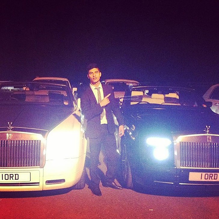 Автопарк суперкаров 19-летнего подростка