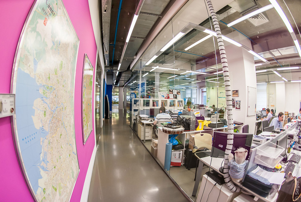 Необычный офис: За стеклом