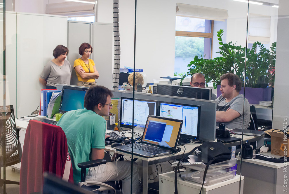 Необычный офис: За стеклом