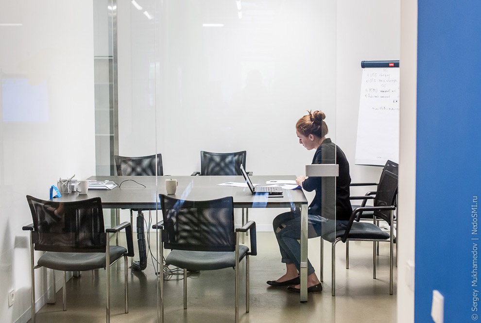 Необычный офис: За стеклом