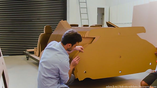 Как сделать настоящий Lexus из картона
