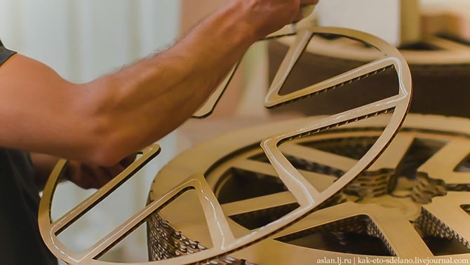 Как сделать настоящий Lexus из картона