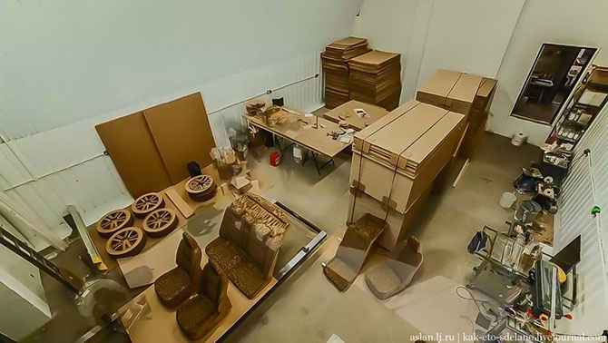 Как сделать настоящий Lexus из картона