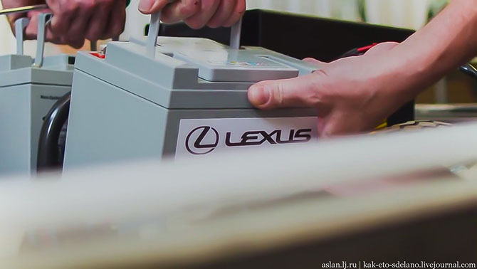 Как сделать настоящий Lexus из картона