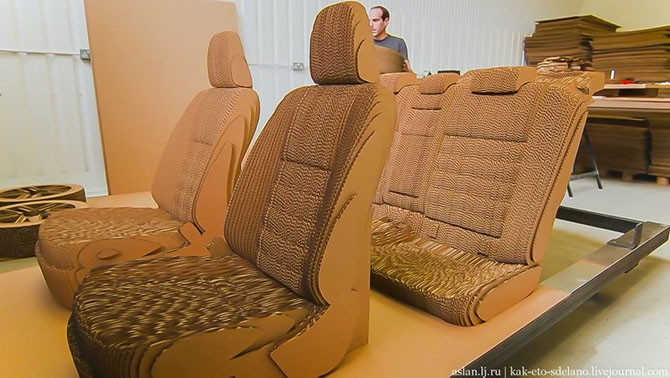 Как сделать настоящий Lexus из картона