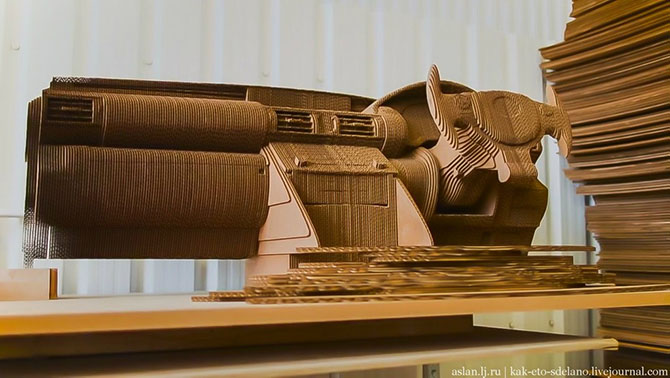 Как сделать настоящий Lexus из картона