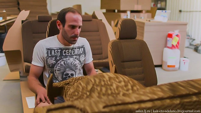 Как сделать настоящий Lexus из картона