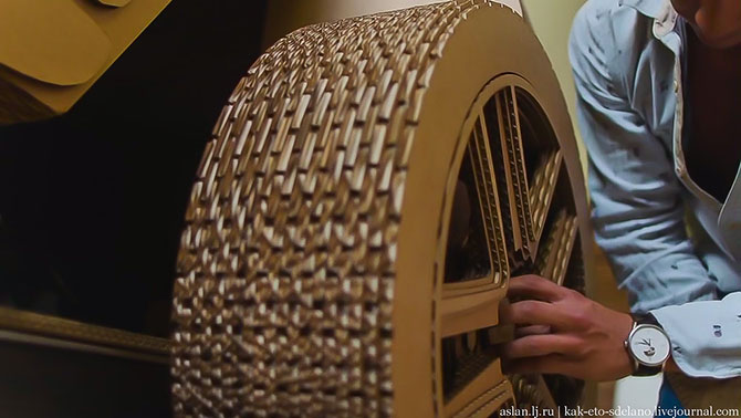 Как сделать настоящий Lexus из картона