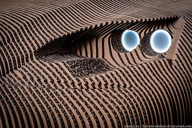 Как сделать настоящий Lexus из картона