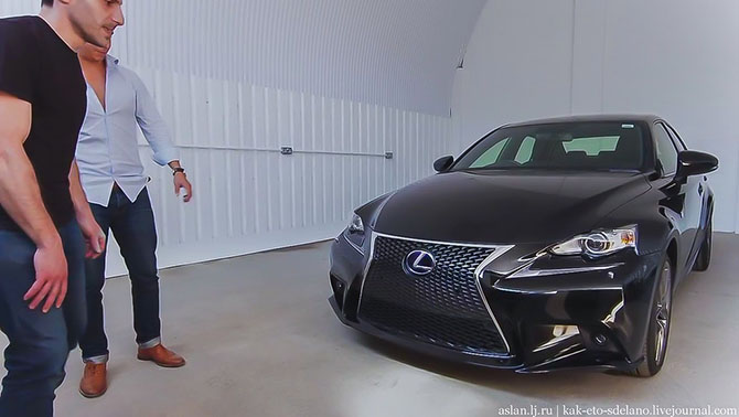 Как сделать настоящий Lexus из картона