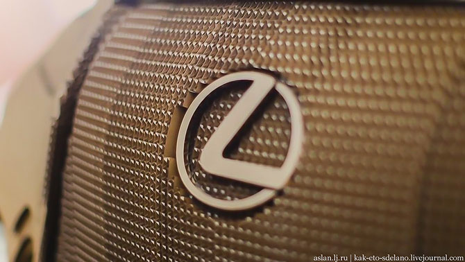 Как сделать настоящий Lexus из картона