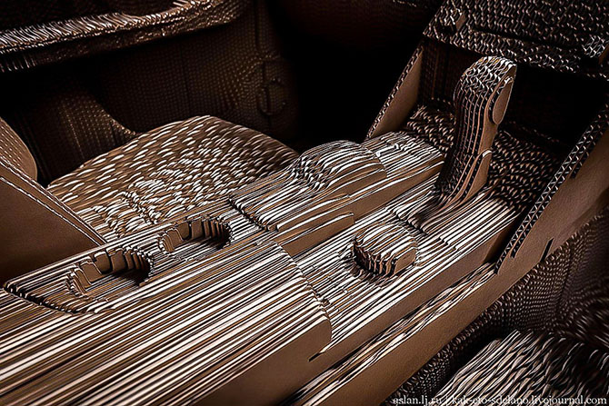 Как сделать настоящий Lexus из картона