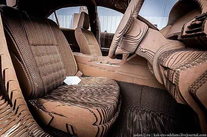 Как сделать настоящий Lexus из картона