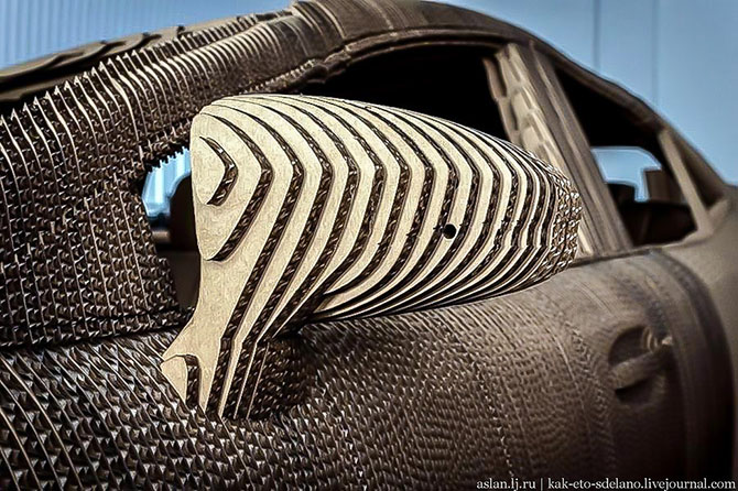 Как сделать настоящий Lexus из картона