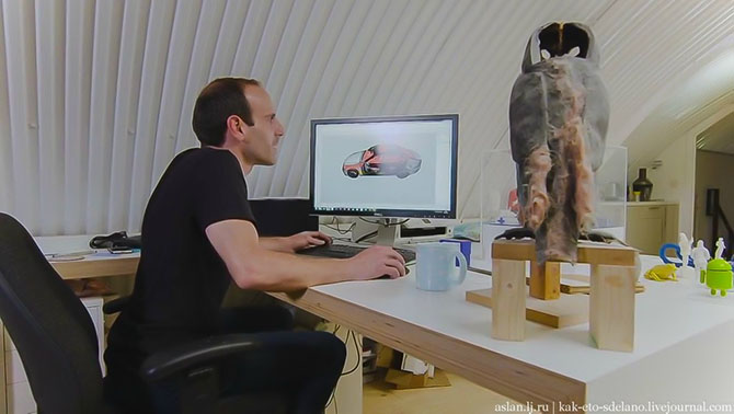 Как сделать настоящий Lexus из картона